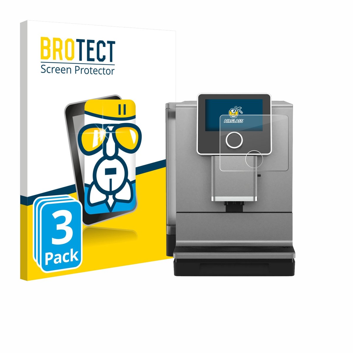 Screenprotector 3 Stuks voor Nivona NICR 970 Beschermglas transparant