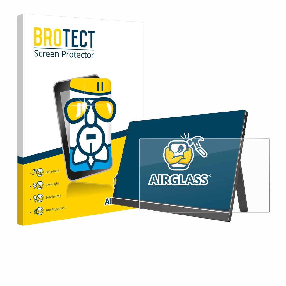 Screenprotector voor Arzopa 60HZ/A1 15.6" Beschermglas transparant