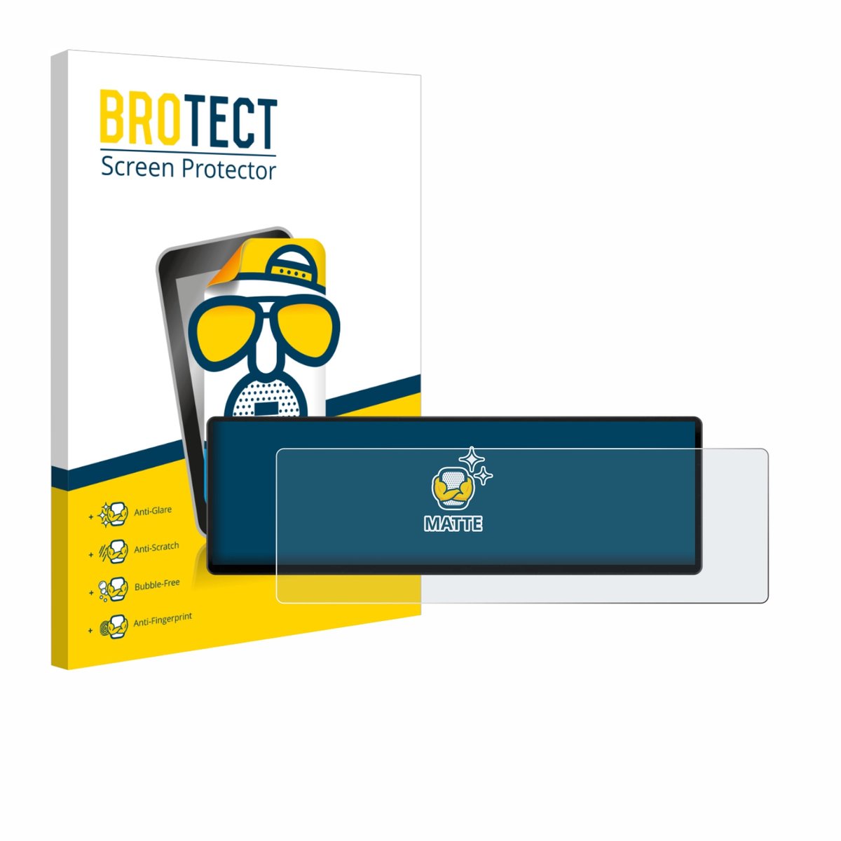 BROTECT - Screenprotector voor Corsair Xeneon Edge 14.5" - Folie Beschermfolie matte