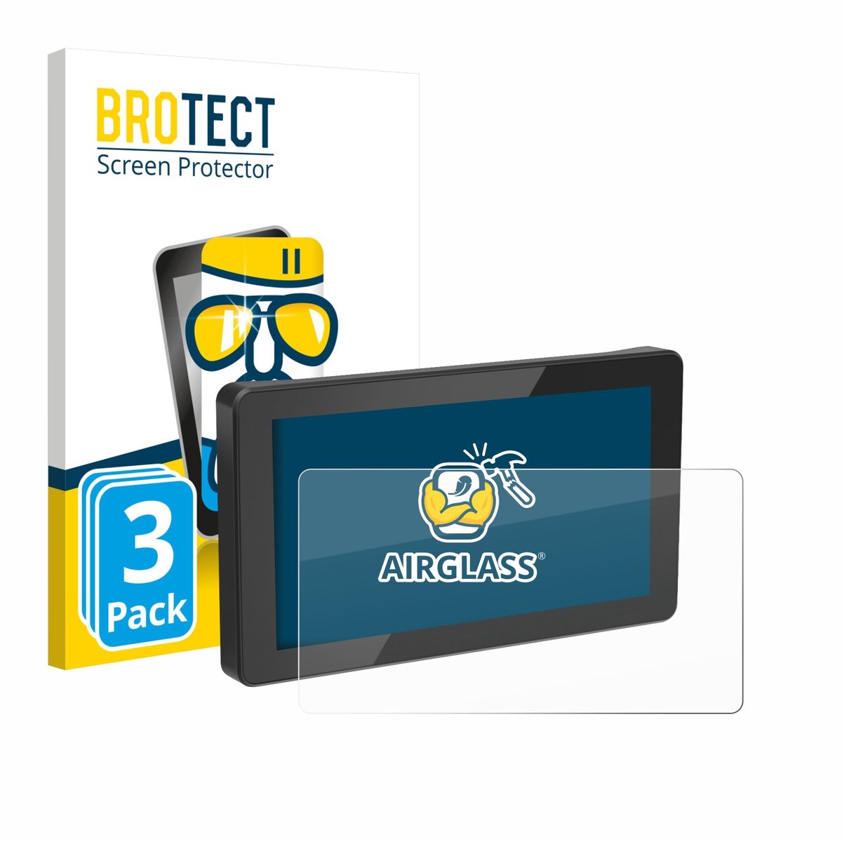 Screenprotector 3 Stuks voor Innovv N1 5.5" Beschermglas transparant