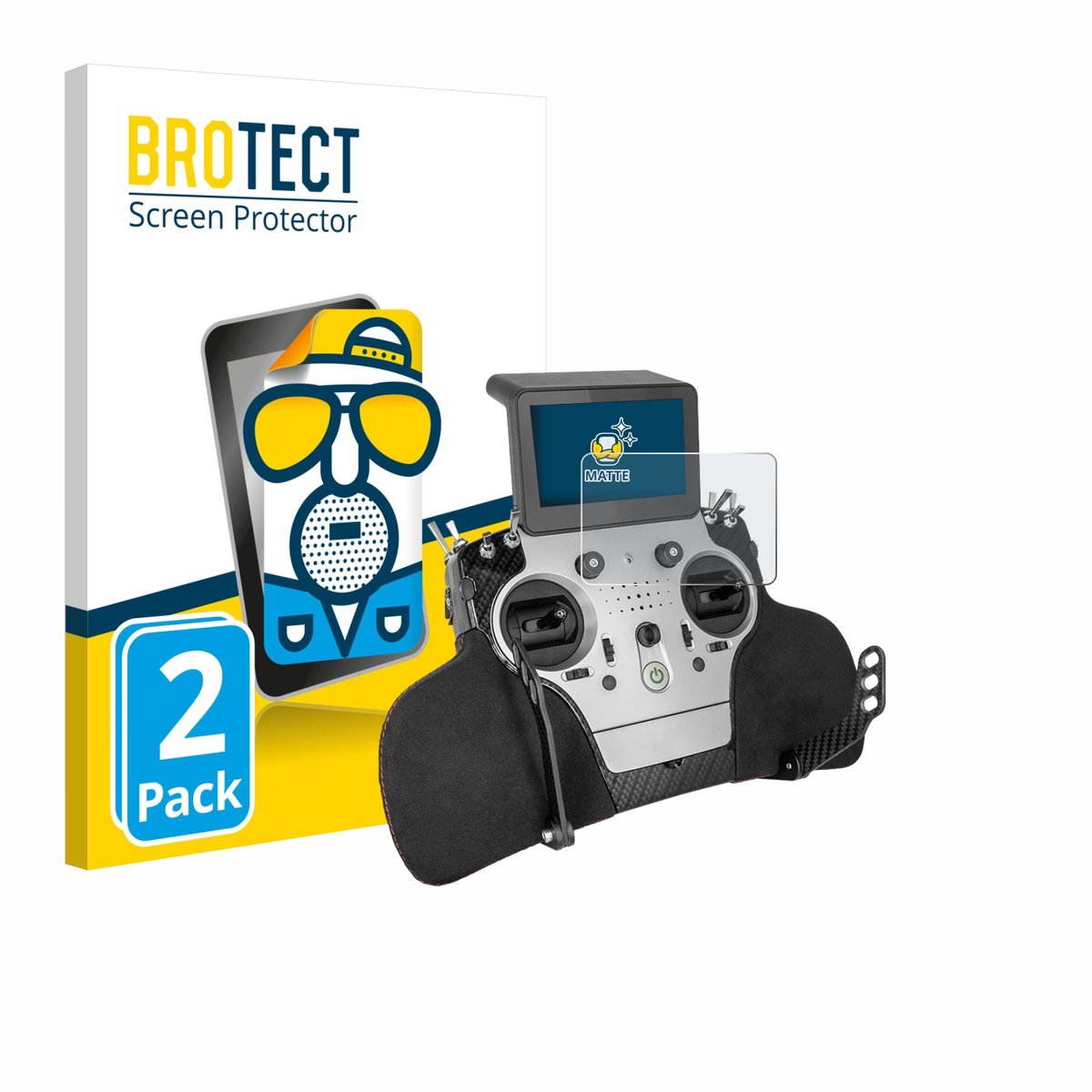 BROTECT - Screenprotector voor PowerBox Systems Core - Folie Beschermfolie matte 2 Stuks