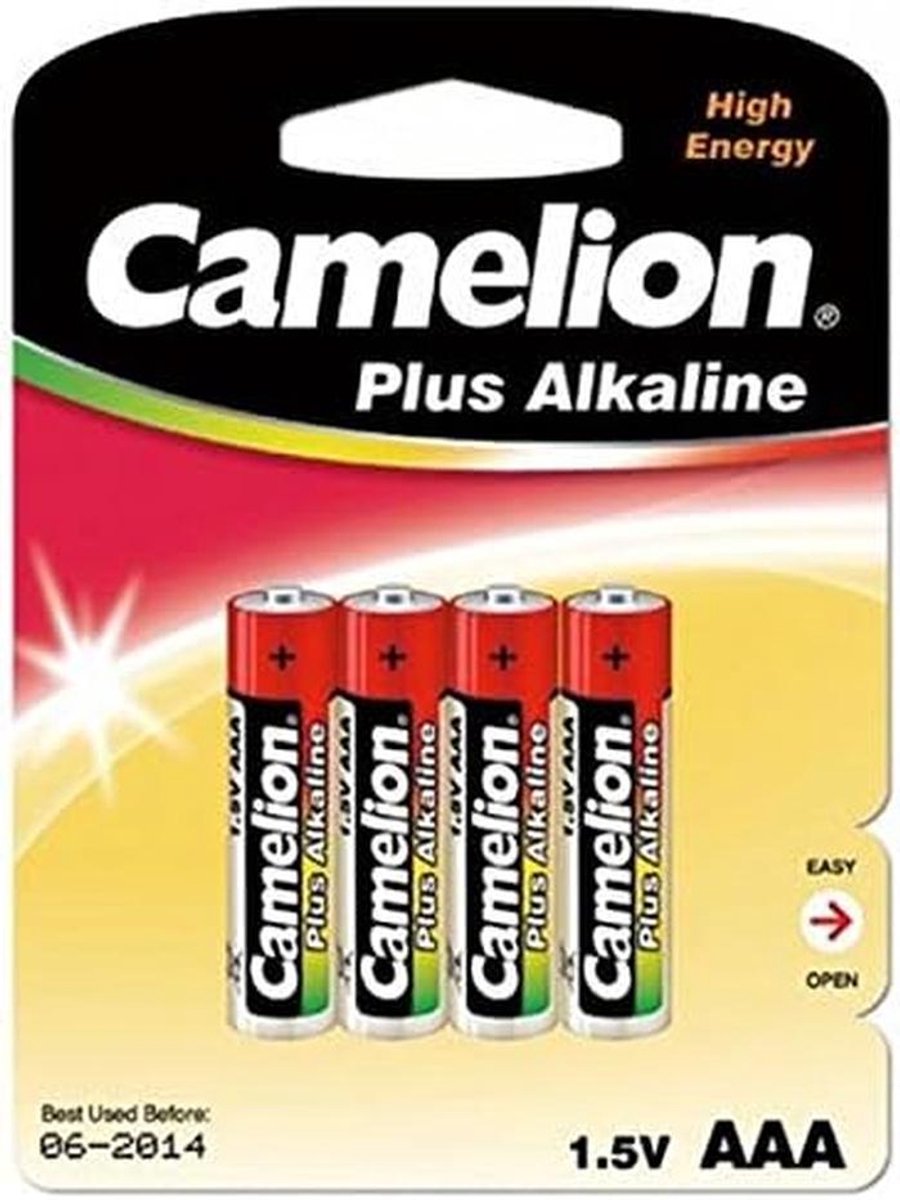 AAA Batterijen 1.5V Alkali - 4 Stuks Micro Penlite Alkaline Stroombron