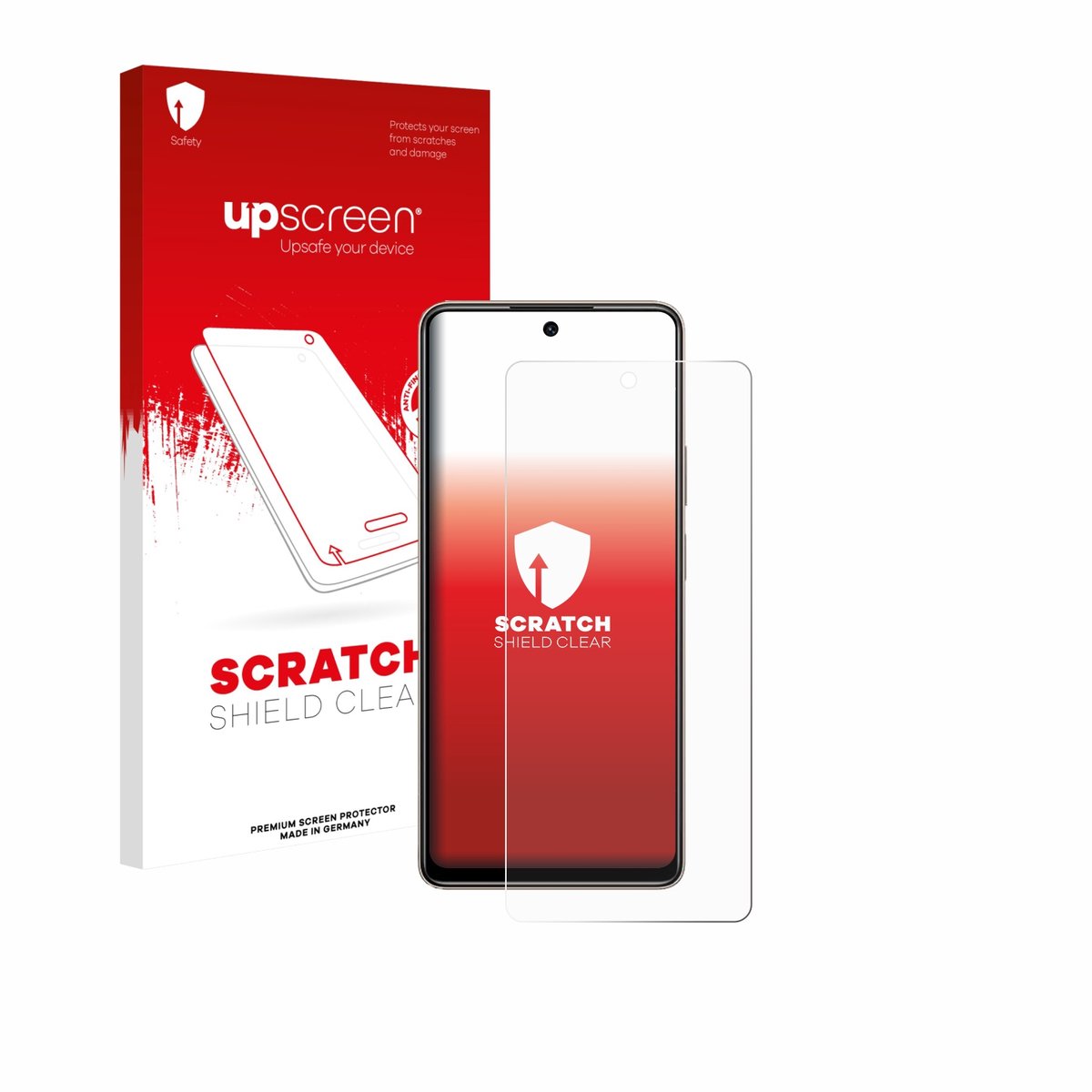 upscreen - Screenprotector voor Tecno Pova 7 - Folie Beschermfolie transparant