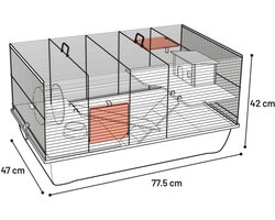 Hamsterkooi Chipper Zwart