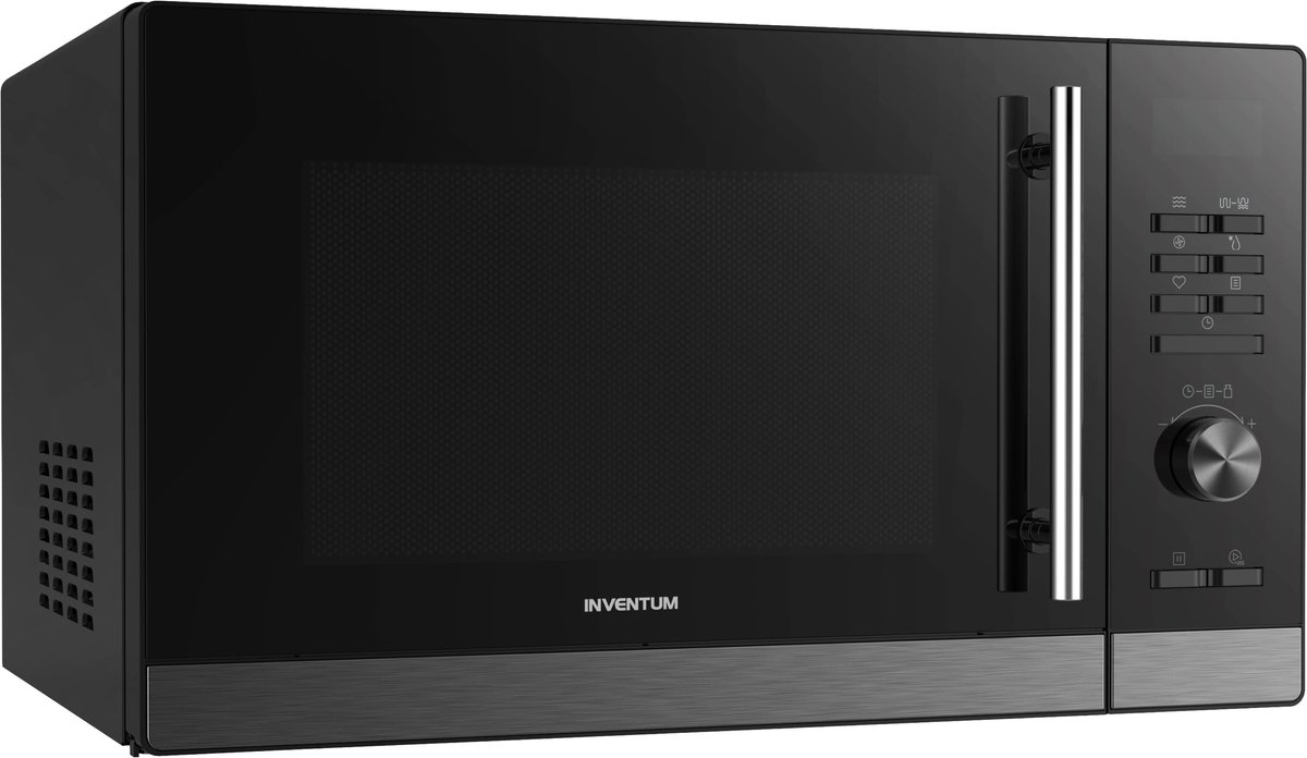 Inventum MN327CB Combimagnetron - 32L - 1000W - Hetelucht- en grillfunctie - Met draaispit - 10 programma's - 4 combistanden - Ontdooifunctie - Zwart — afbeelding 7