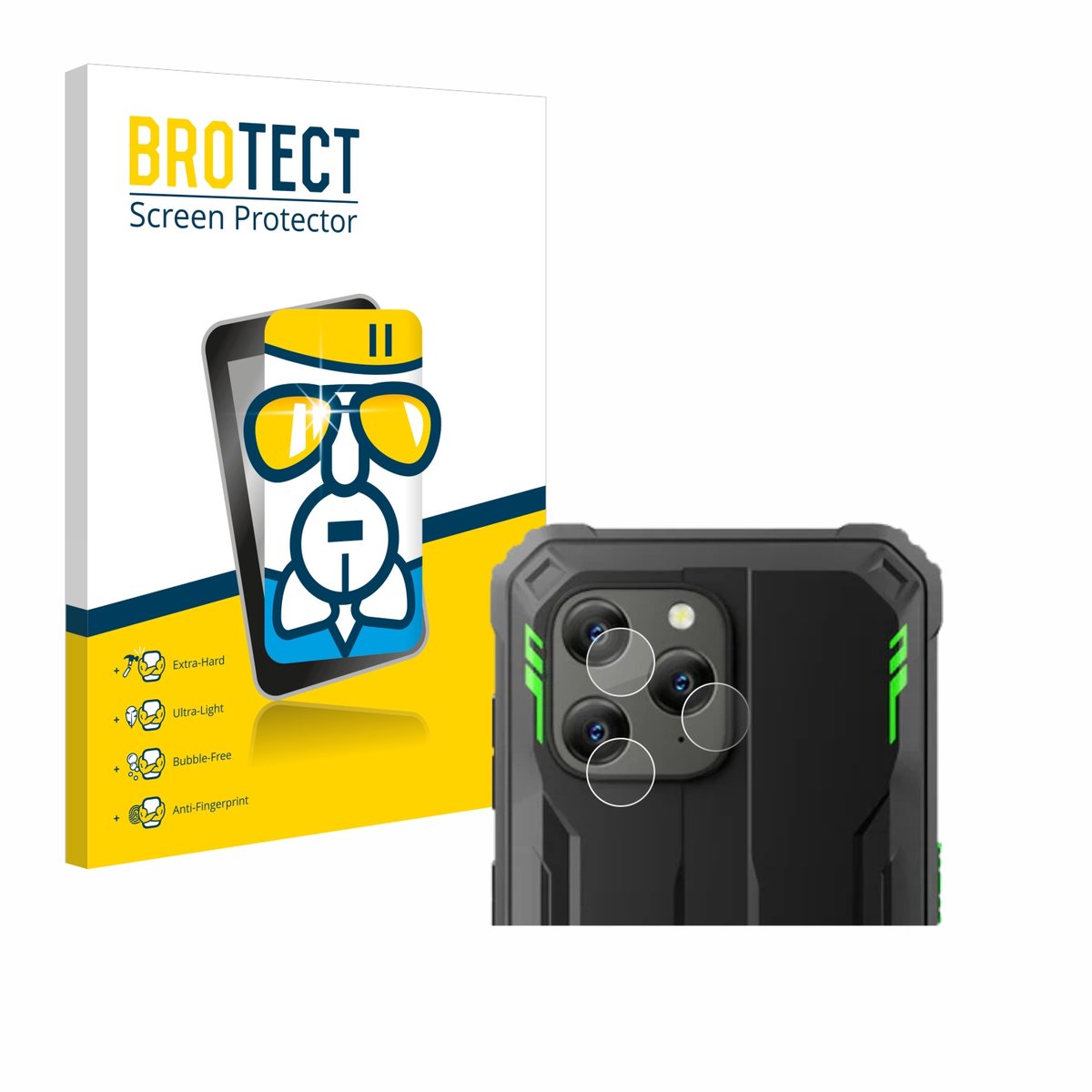 Screenprotector voor Blackview BV5300 Plus (ALLEEN Camera Lens) Beschermglas transparant