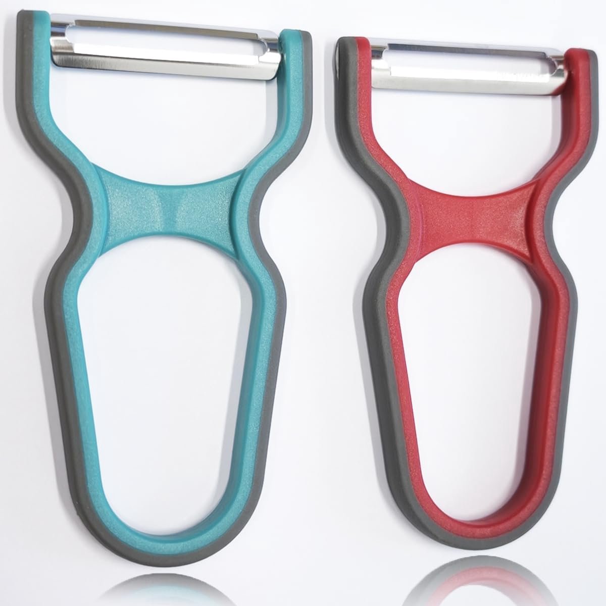 2 Stuks Krasvrije Dunschillers Set - Extra Scherpe Groente- en Fruitschillers