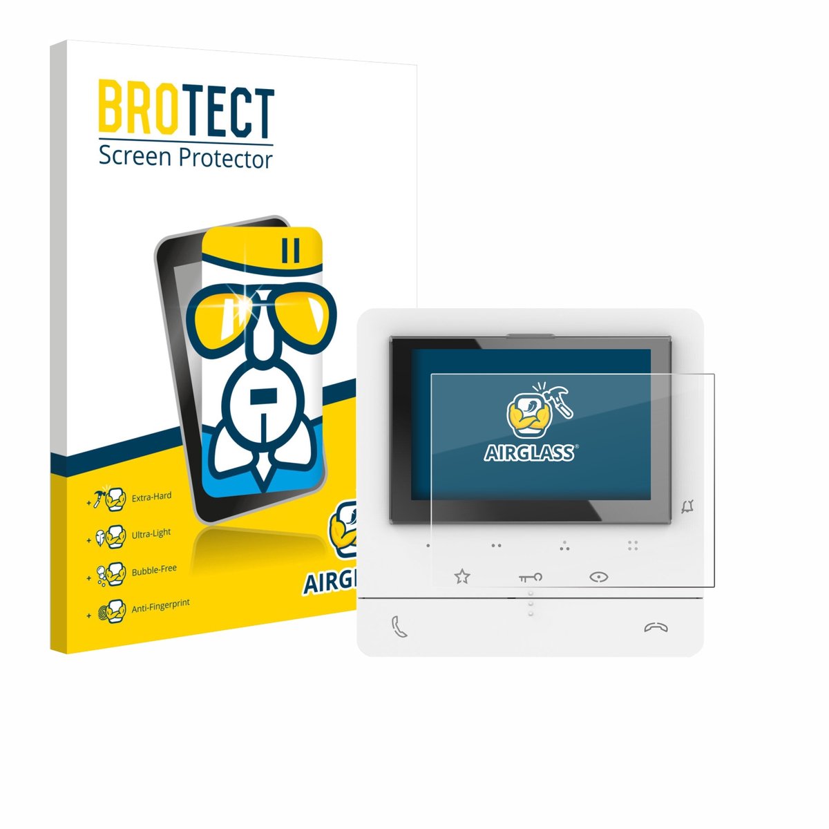 Screenprotector voor Biticino 344672 Beschermglas transparant