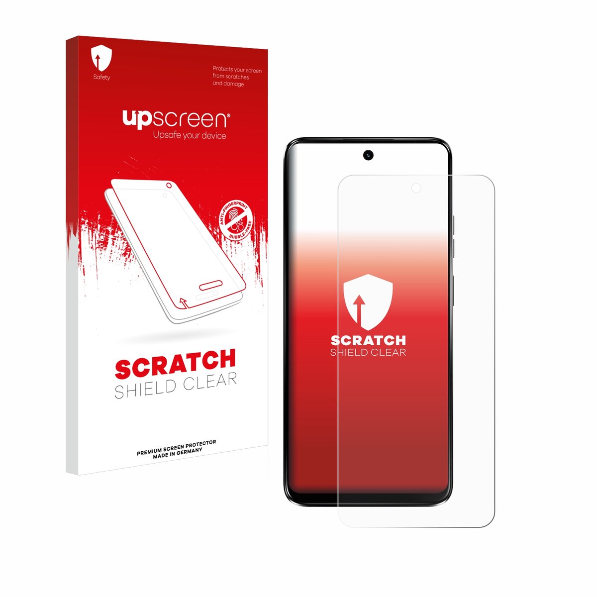 upscreen - Screenprotector voor Motorola Moto G34 5G - Folie Beschermfolie transparant