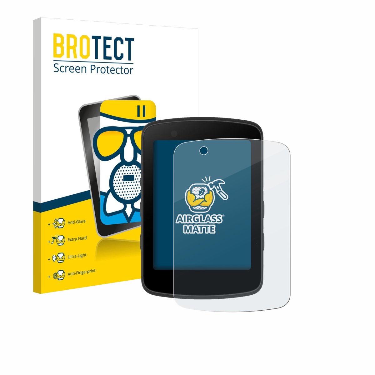 BROTECT - Screenprotector voor Bryton Rider 650 - Folie Beschermfolie Beschermglas matte