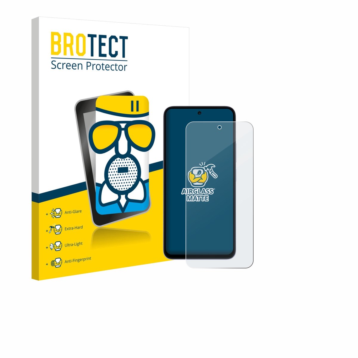 BROTECT - Screenprotector voor Xiaomi Redmi 15 4G - Folie Beschermfolie Beschermglas matte