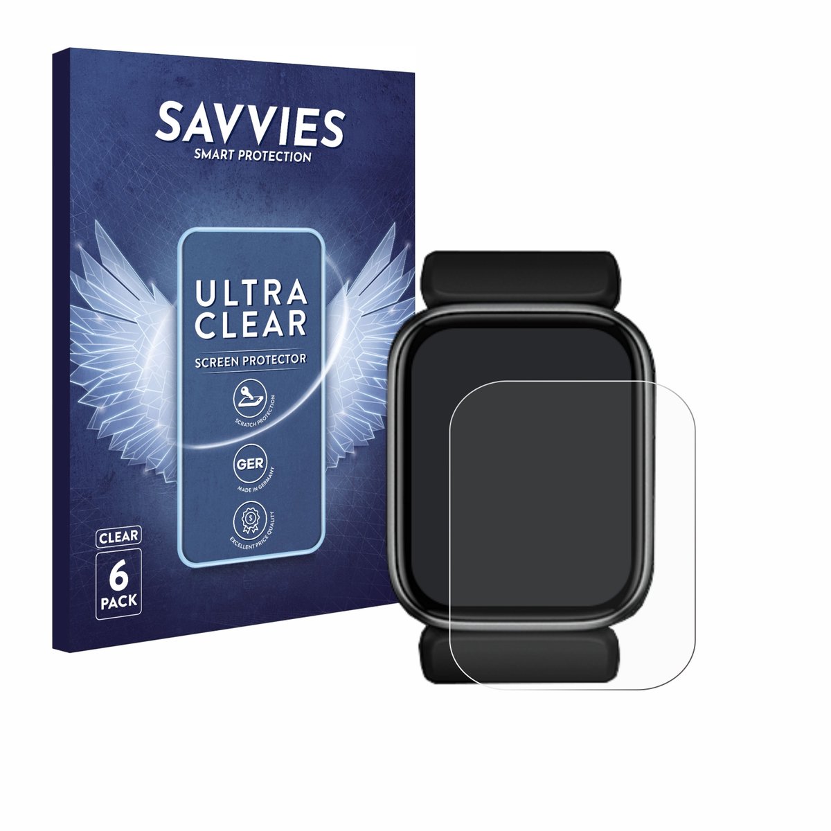 Savvies - Screenprotector voor YHE BP Doctor Fit - Folie Beschermfolie transparant 6 Stuks