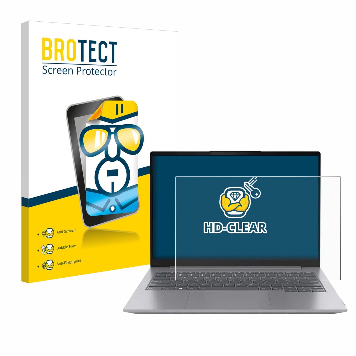 BROTECT - Screenprotector voor Lenovo ThinkBook 16 Gen 6 - Folie Beschermfolie transparant