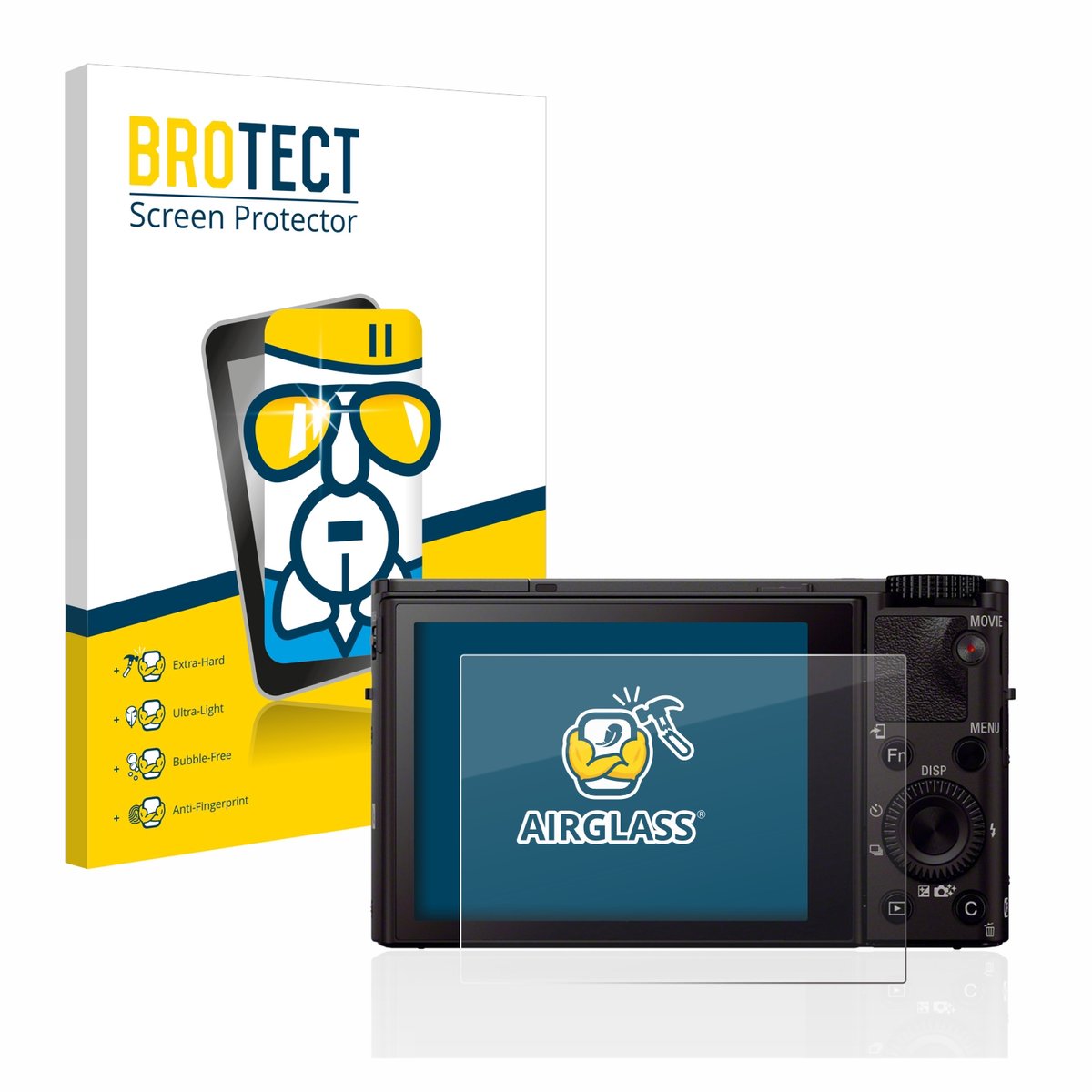 Screenprotector voor Sony Cyber-Shot DSC-RX100 III Beschermglas transparant