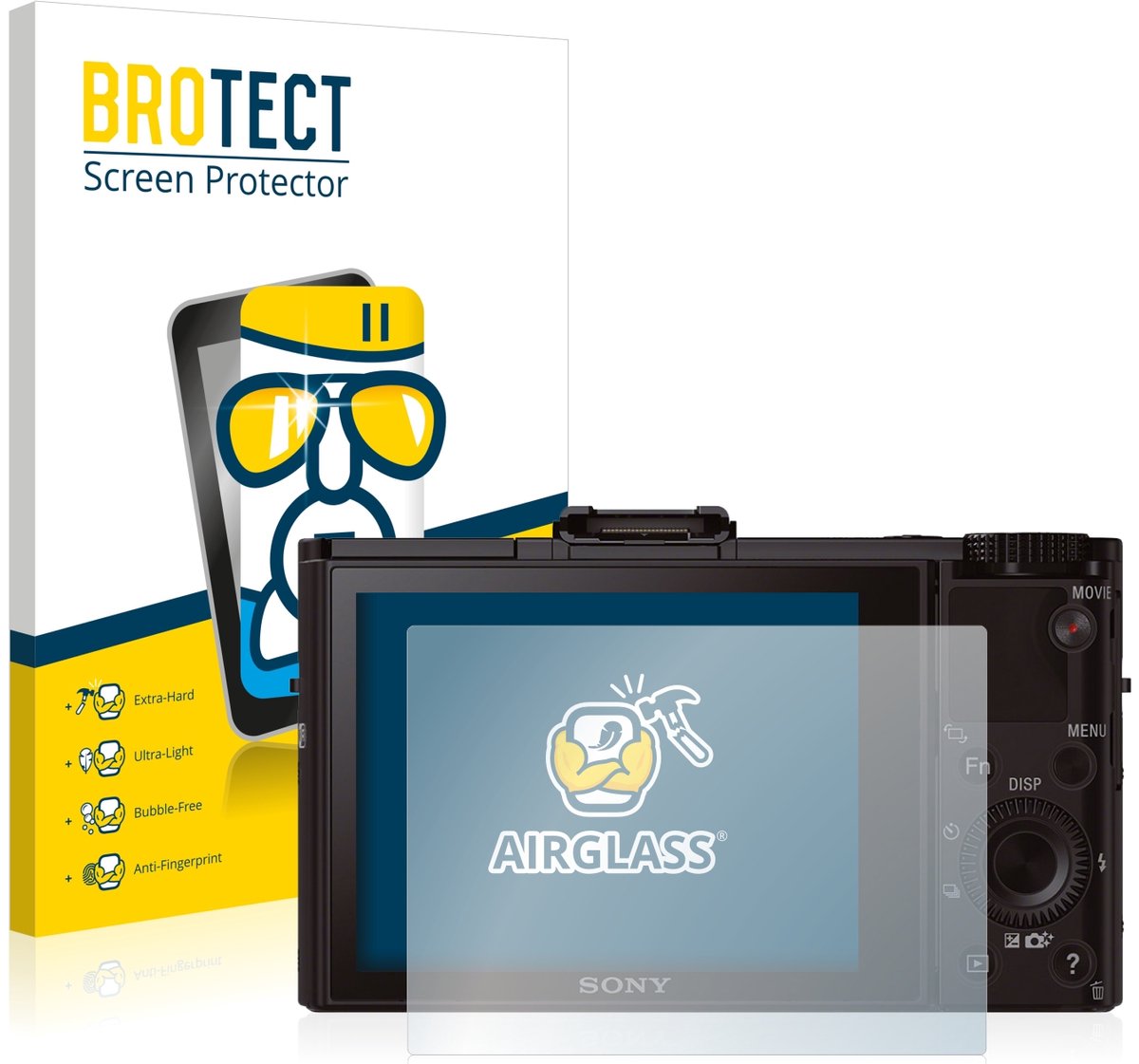 Screenprotector voor Sony Cyber-Shot DSC-RX100 II Beschermglas transparant