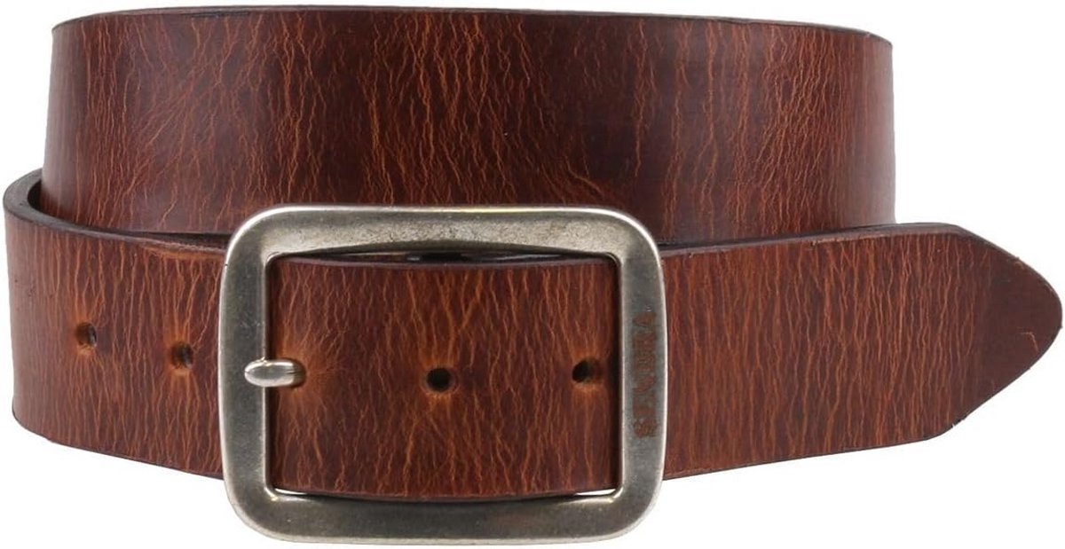 Leren Heren Riem Bruin 4 cm Breed Kwaliteitsleder