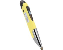 Allecto- Draadloze Muispen - Styluspen - Scrollwiel - 2.4G - Pc - Tablet/Telefoon - Handschrift - Geschikt voor XP/7/8/10 - Geel.