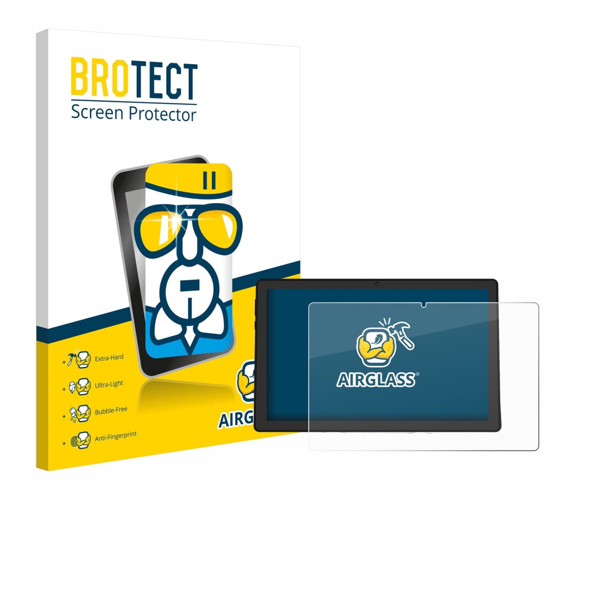 Screenprotector voor Whitedeer A10PRO Beschermglas transparant