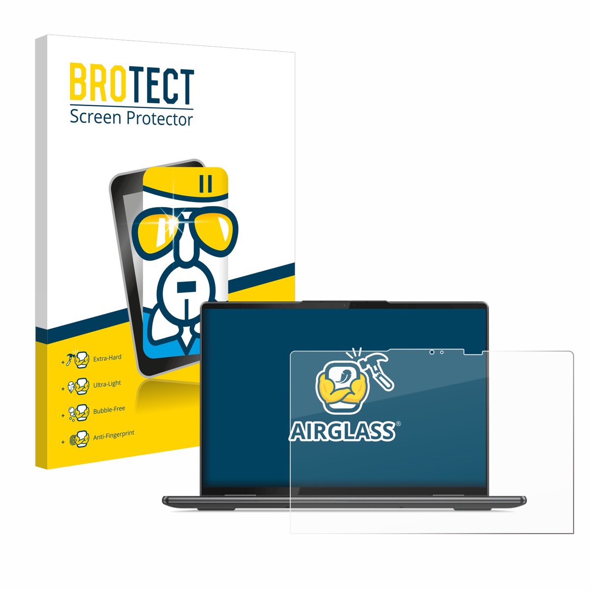 Screenprotector voor Lenovo Yoga 7 Gen 7 14" 16:10 Beschermglas transparant