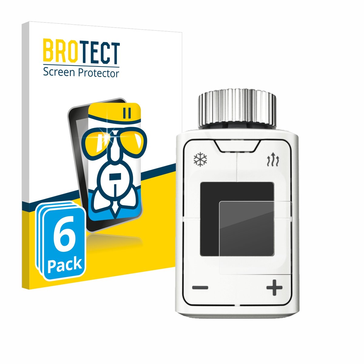 Screenprotector 6 Stuks voor AVM FRITZ!DECT 302 Beschermglas transparant
