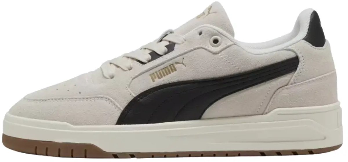 Puma shuffle downtown sd in de kleur ecru. Creme