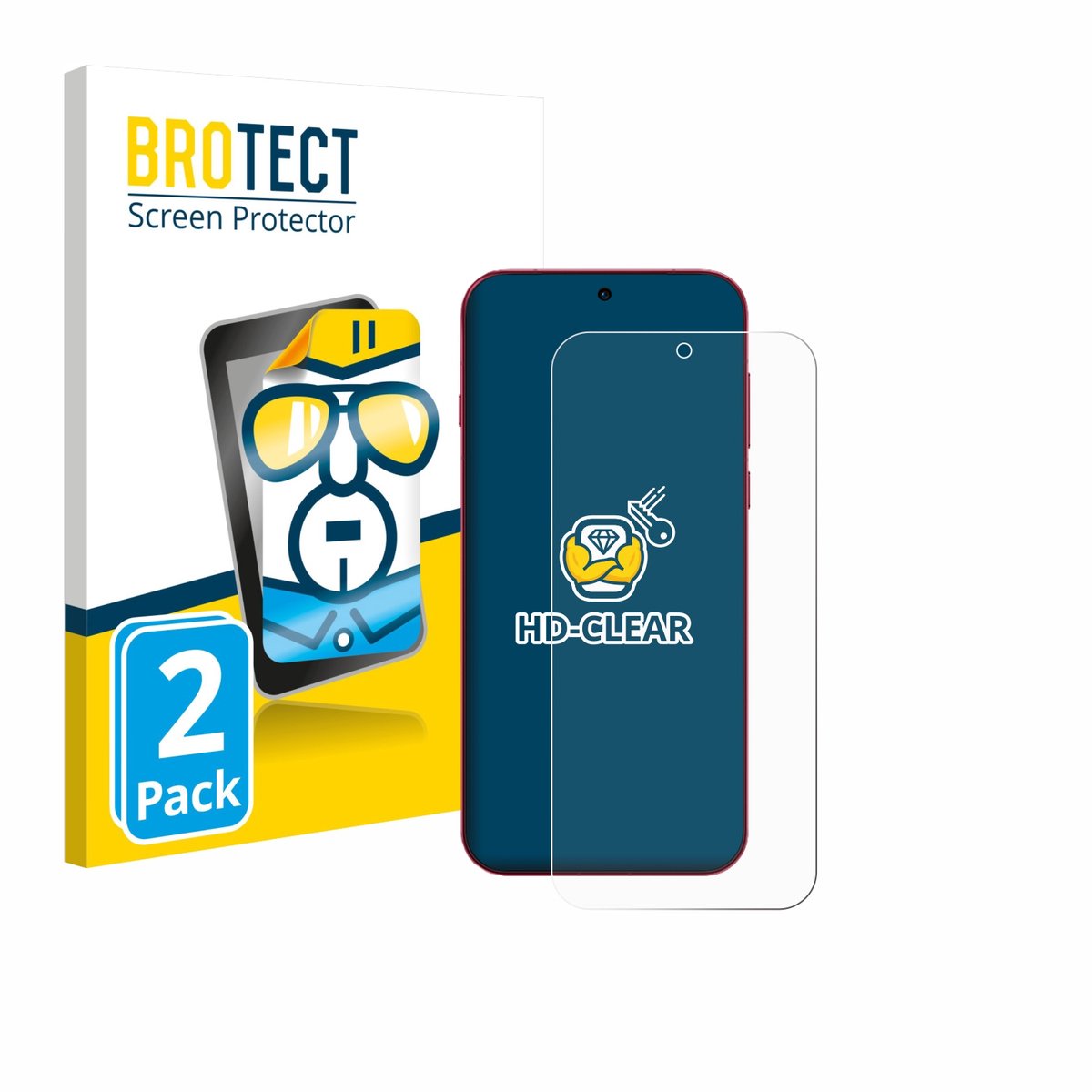 BROTECT - Screenprotector voor Oppo Find X9 - Folie Beschermfolie transparant 2 Stuks
