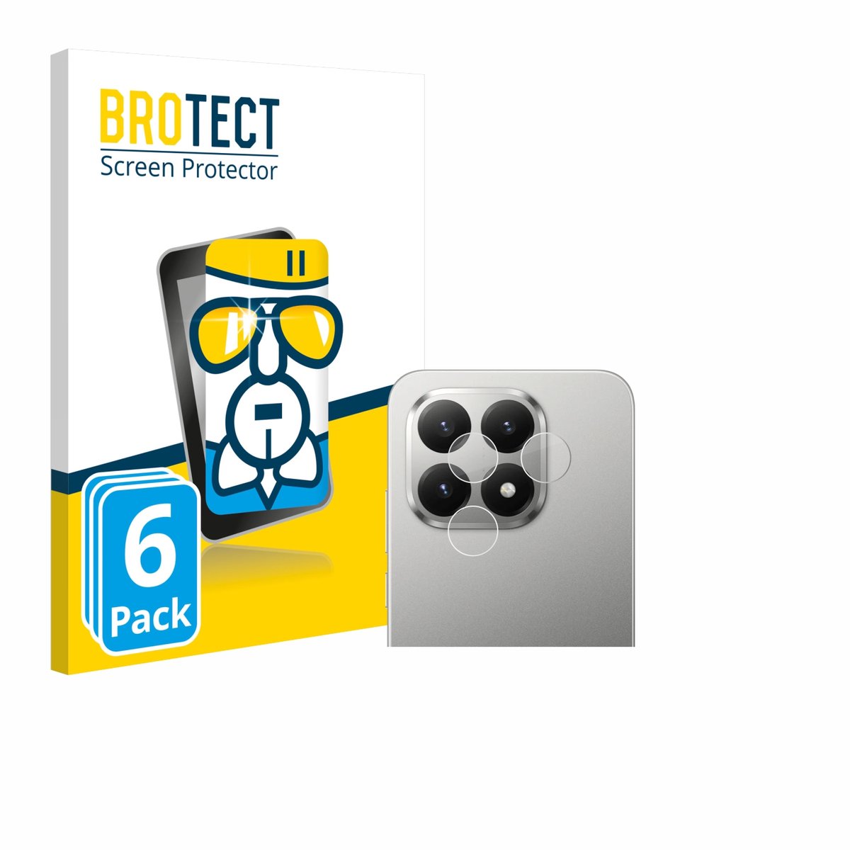 Screenprotector 6 Stuks voor Xiaomi 15T (ALLEEN Camera Lens) Beschermglas transparant