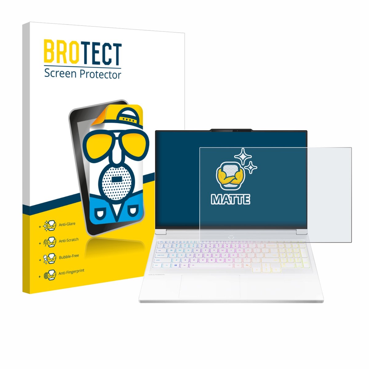BROTECT - Screenprotector voor Lenovo Legion 7i Gen 10 16" - Folie Beschermfolie matte