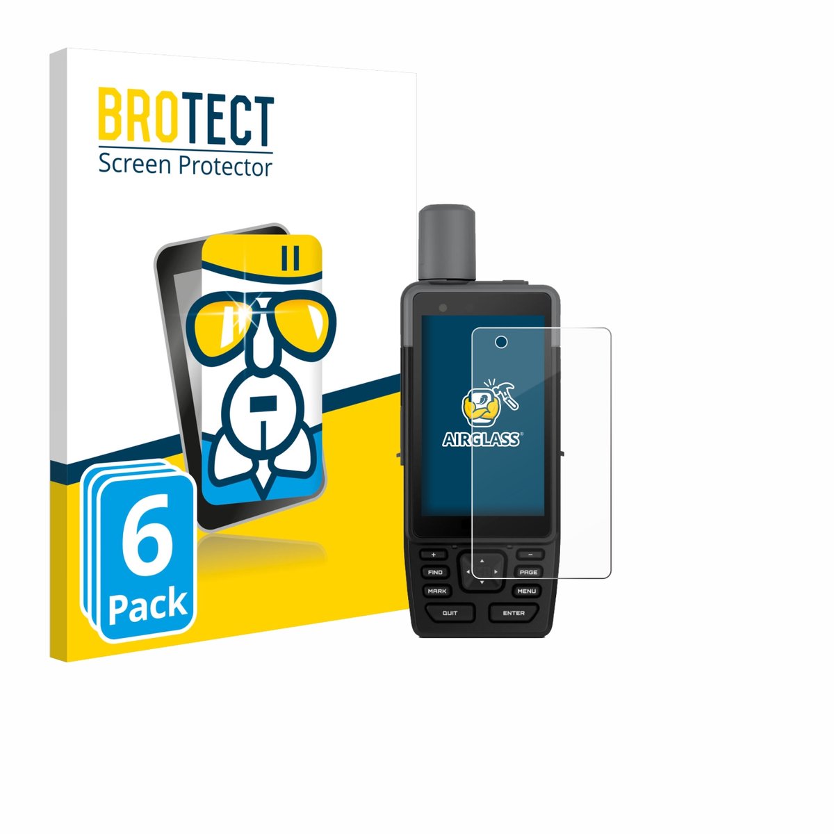 Screenprotector 6 Stuks voor Garmin GPSMAP H1 Beschermglas transparant
