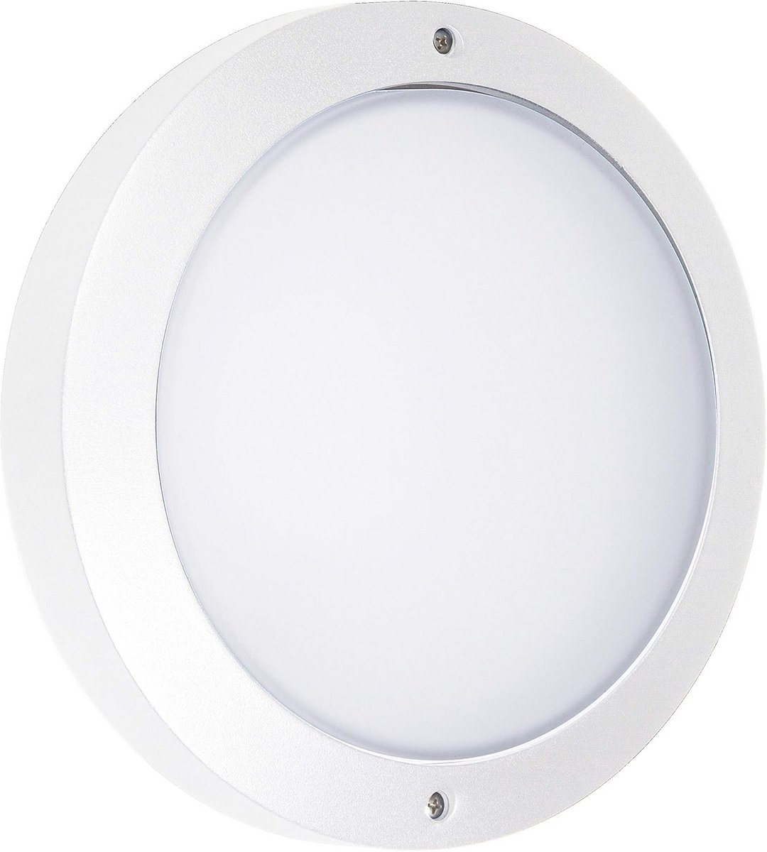 Ronde Buitenlamp IP65 Wit - Wandlamp of Plafondlamp voor Gevel en Terras
