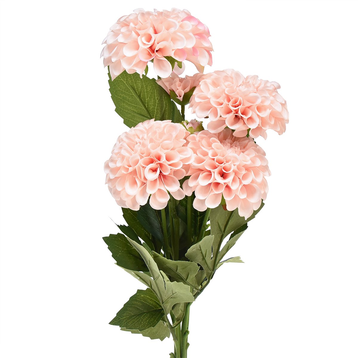 Viana Kunst Dahlia Kunstbloemen Roze Met 5 Bloemen 50cm