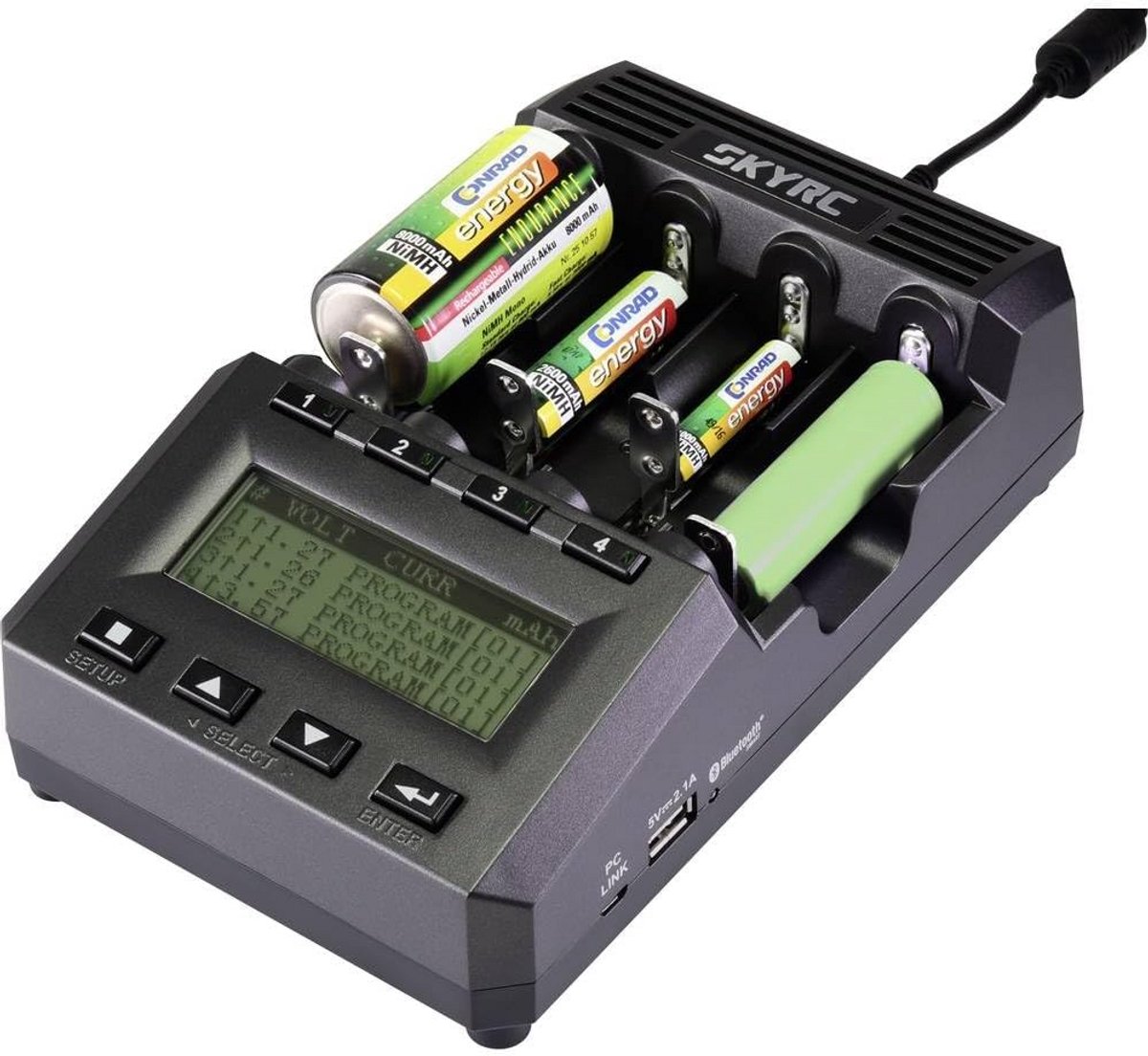 Universele Universele Acculader voor Li-ION, NiMH, LiPo en meer - Slimme Laadcontrole