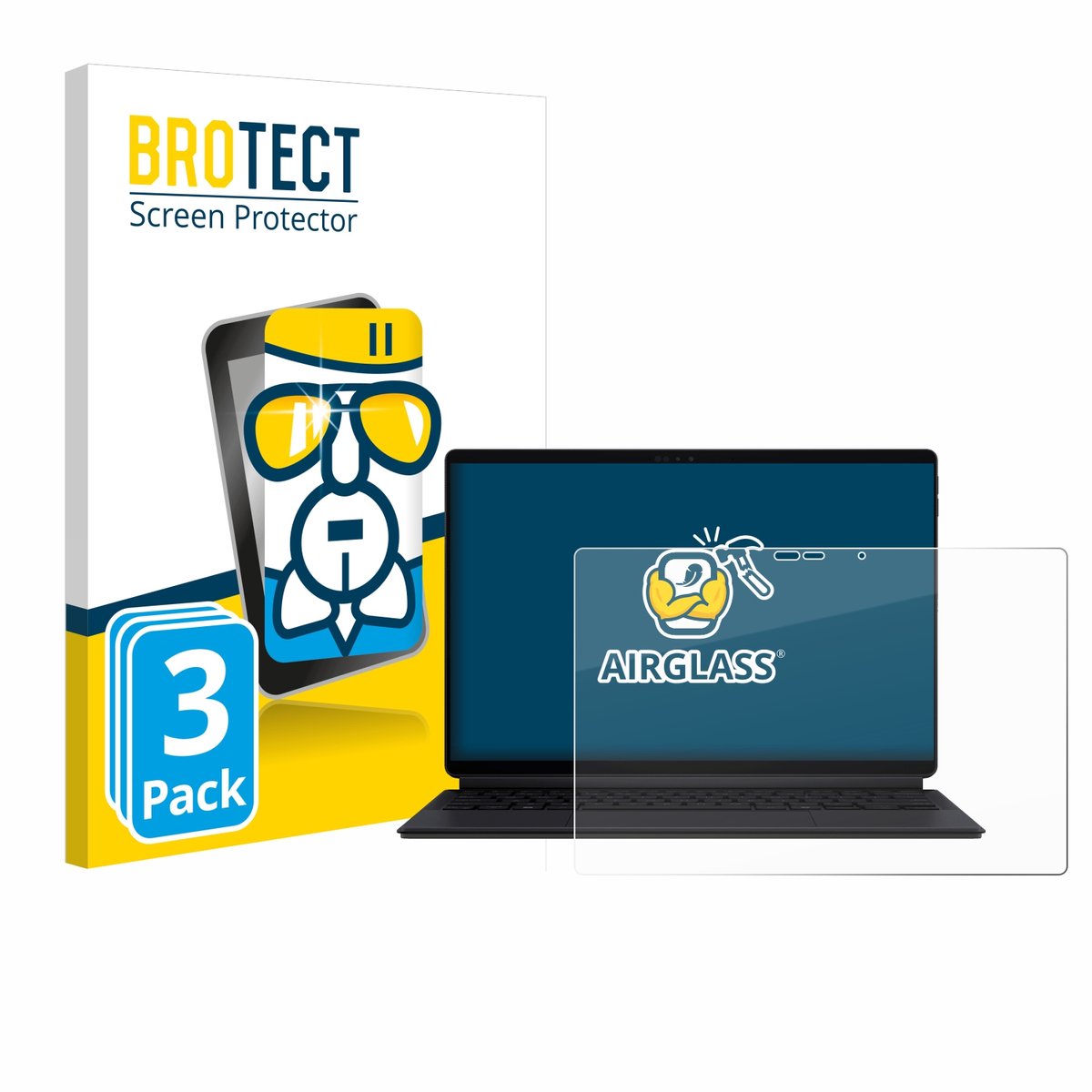 Screenprotector 3 Stuks voor ASUS ProArt PZ13 Beschermglas transparant