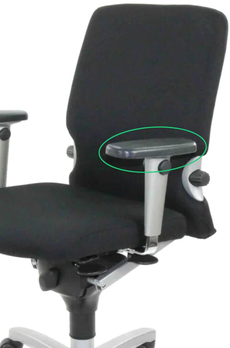 Jetchair - Armleuning Armpad geschikt voor Comforto 77 - Armleuningen - Geschikt voor Comforto 77 bureaustoel - Opdek - Nieuw - 1 Stuk