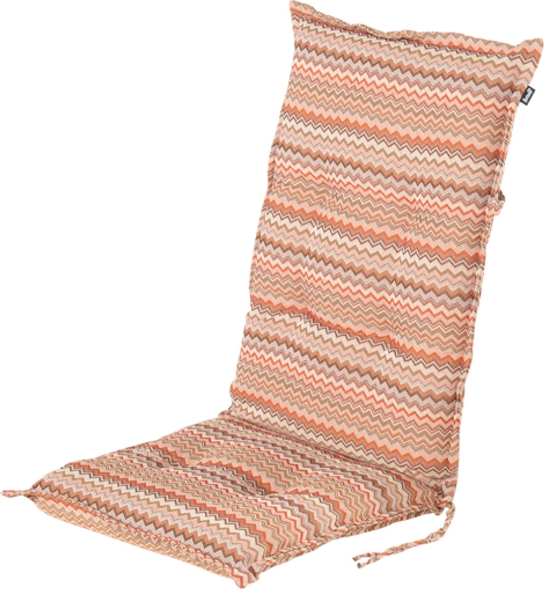 Hartman tuinstoel kussen - Anne - coral print - hoge rug - 123x50x10cm