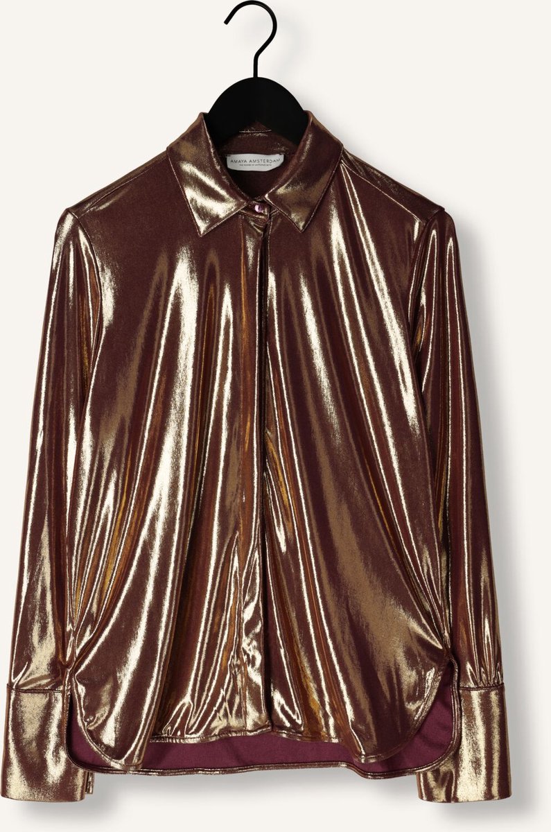 Amaya Amsterdam Nora Blouse Blouses Dames - Paars - Maat S