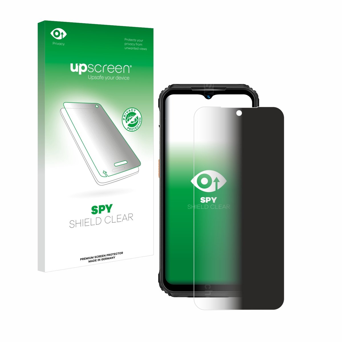 upscreen - privacy screenprotector voor Ulefone Armor 21 - Folie Beschermfolie Blauwlichtfilter
