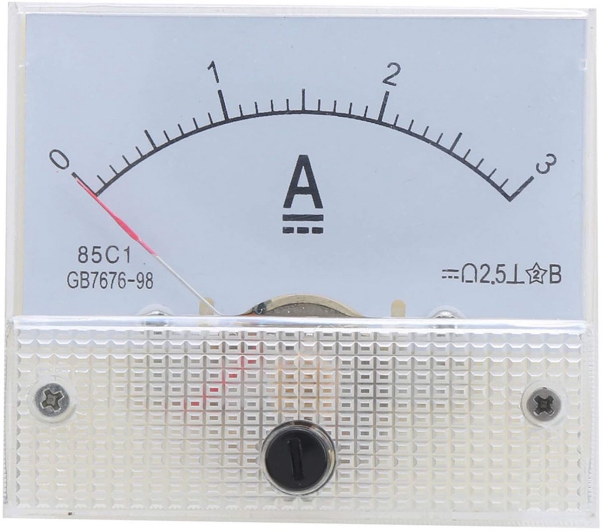 Analoge DC Ampèremeter 0-3A met Hoge Nauwkeurigheid voor Paneelmontage