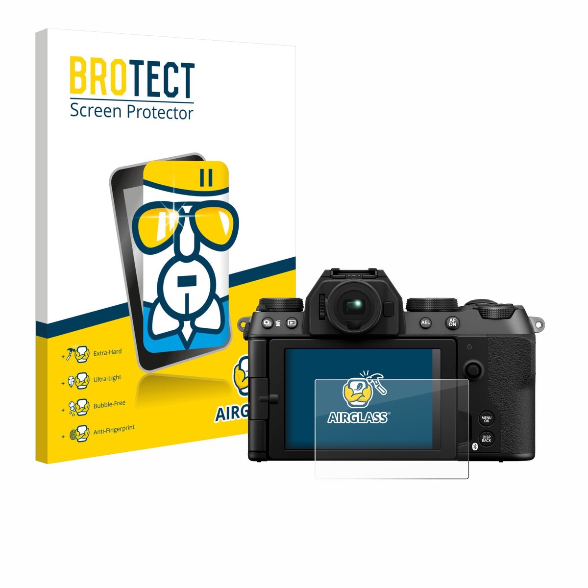 Screenprotector voor Fujifilm X-S20 Beschermglas transparant