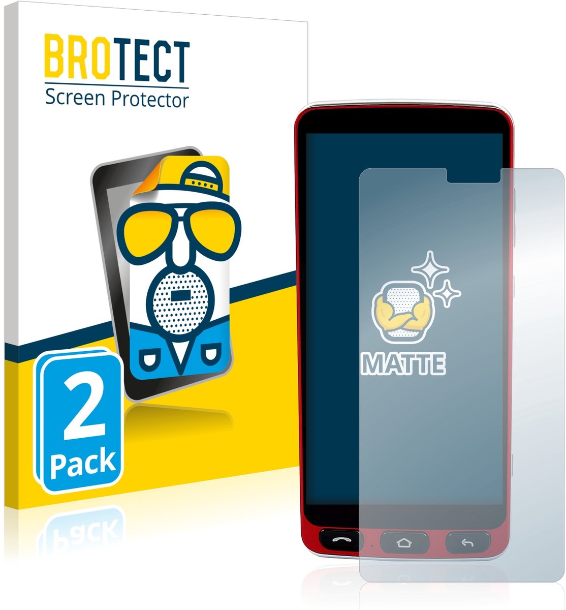 BROTECT - Screenprotector voor Olympia Neo Smartphone - Folie Beschermfolie matte 2 Stuks