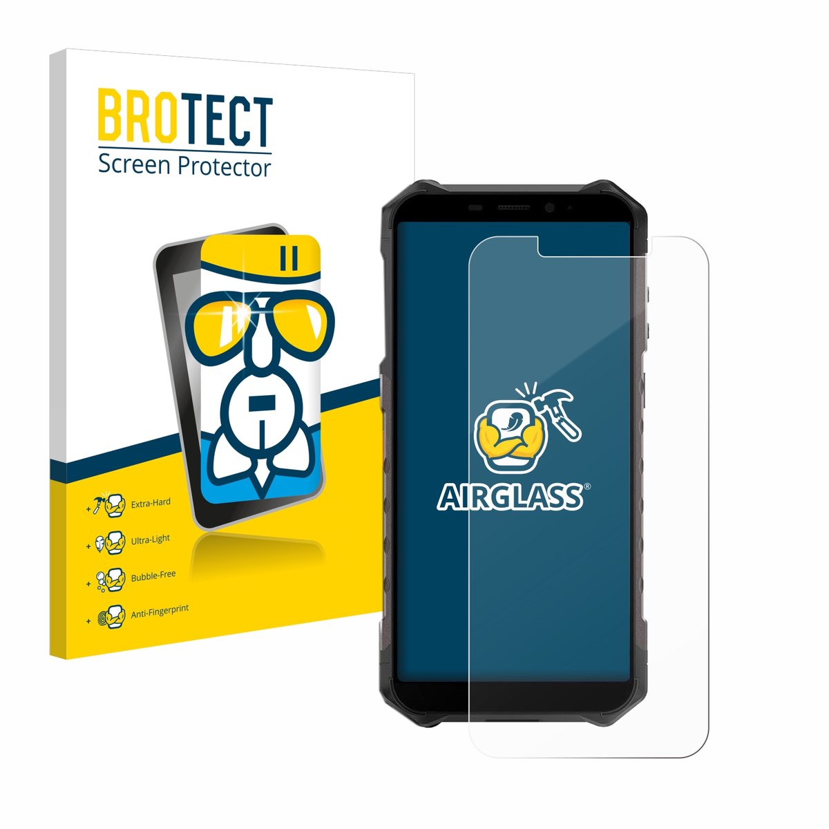 Screenprotector voor Ulefone Armor X9 Pro Beschermglas transparant