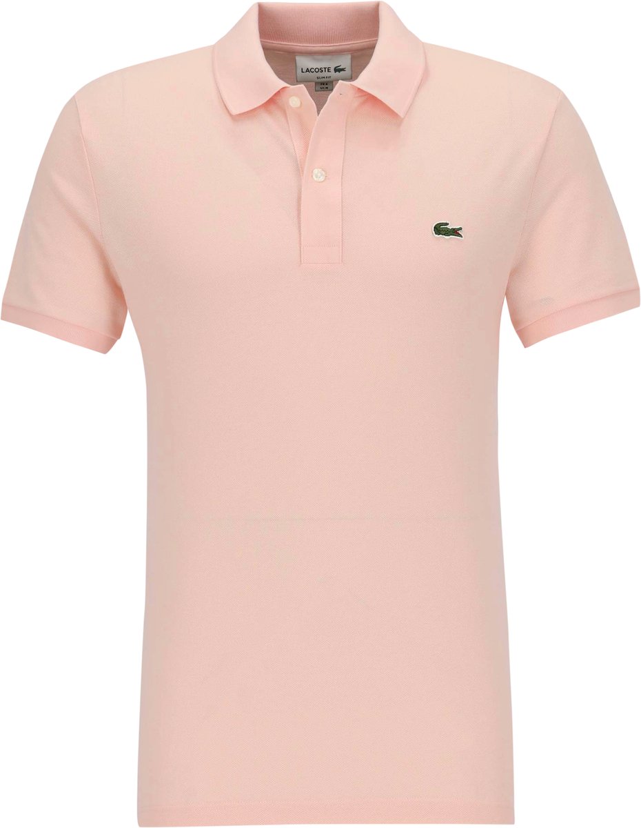 Lacoste Slim Fit polo Miami pastelroze