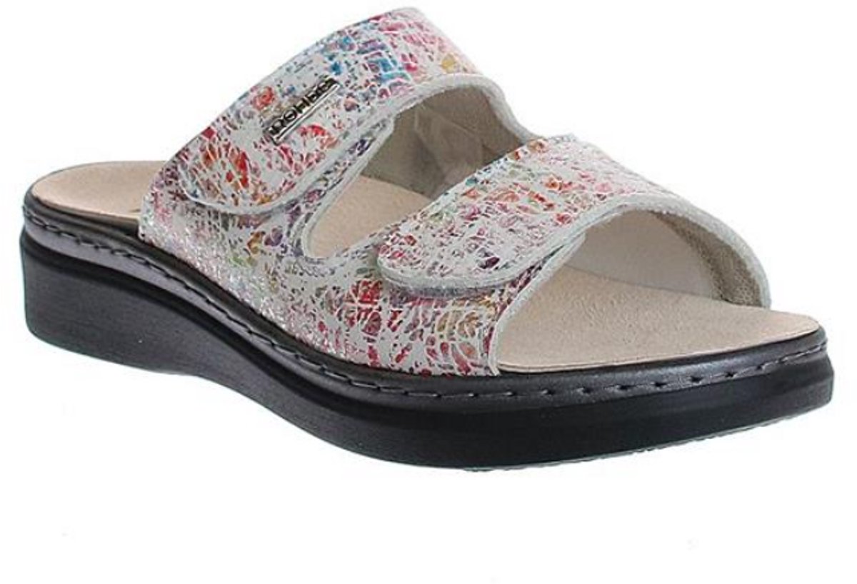 Rohde Slippers 5224 Quarz Multicolor Verwisselbaar Voetbed
