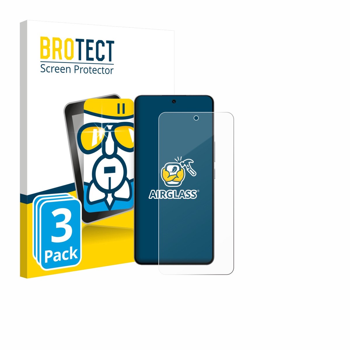 Screenprotector 3 Stuks voor Oppo K13 Turbo Pro Beschermglas transparant