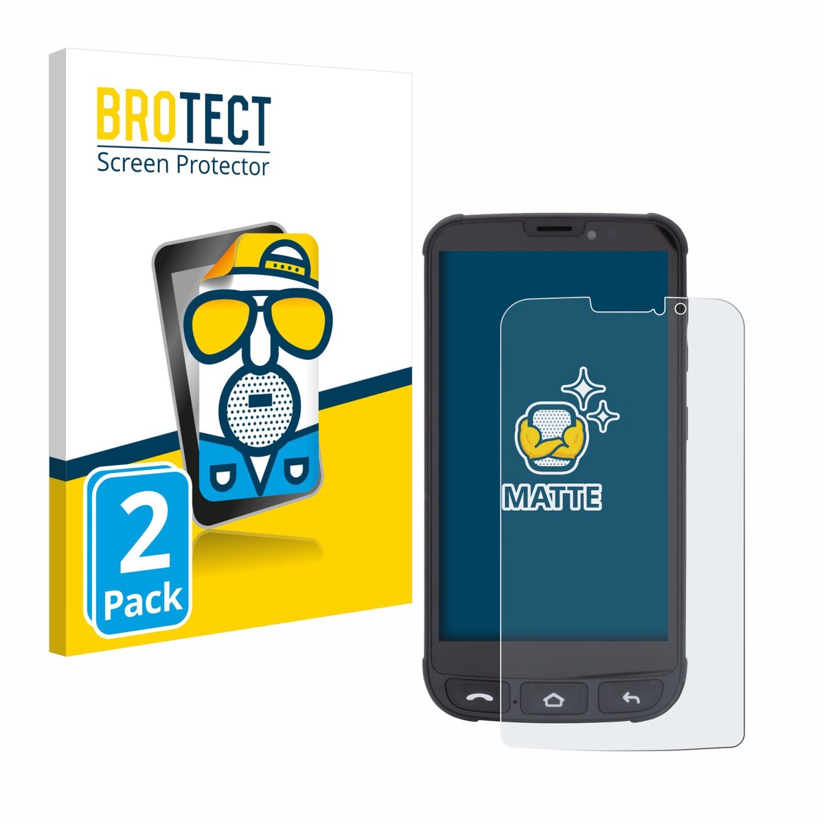 BROTECT - Screenprotector voor Olympia Neo Mini - Folie Beschermfolie matte 2 Stuks