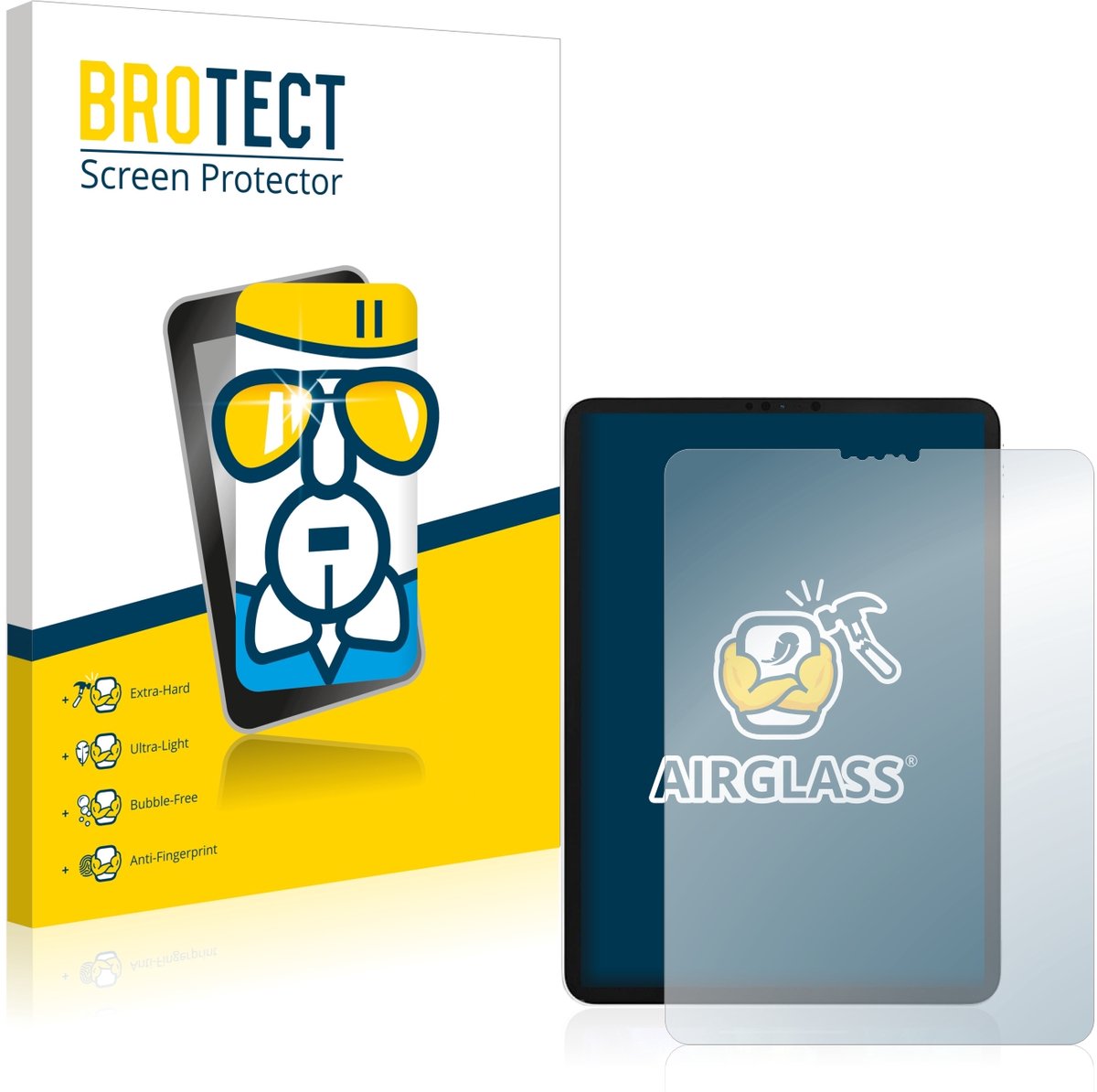 Screenprotector voor Apple iPad Pro 11" WiFi 2020 (2. Gen.) Beschermglas transparant