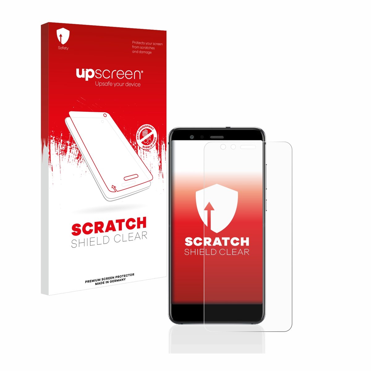 upscreen - Screenprotector voor Huawei P10 Lite - Folie Beschermfolie transparant