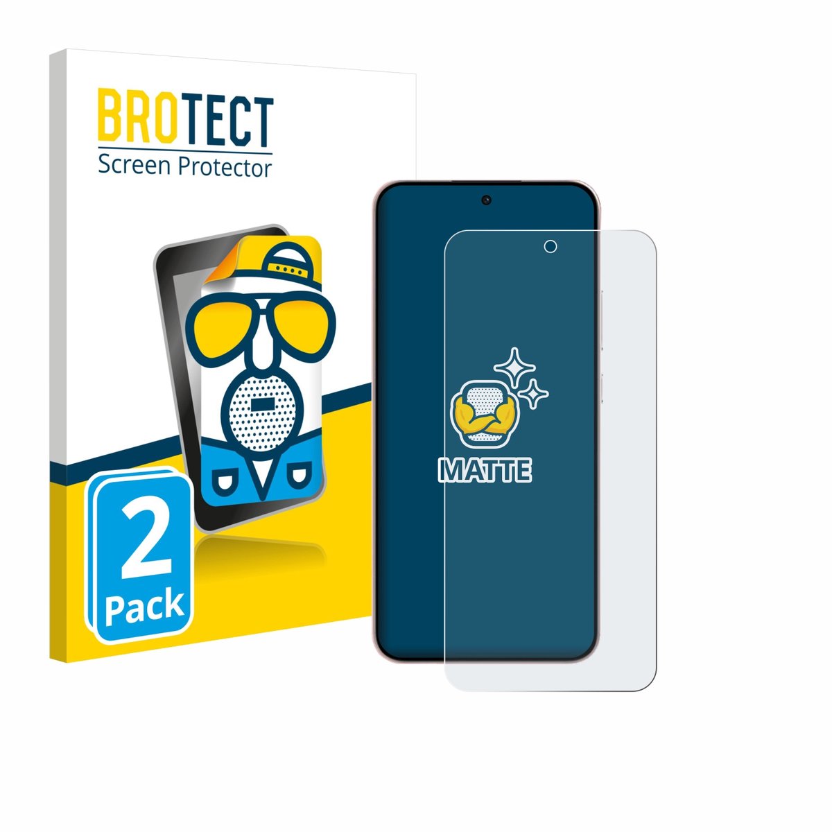 BROTECT - Screenprotector voor Oppo Reno 14 F - Folie Beschermfolie matte 2 Stuks