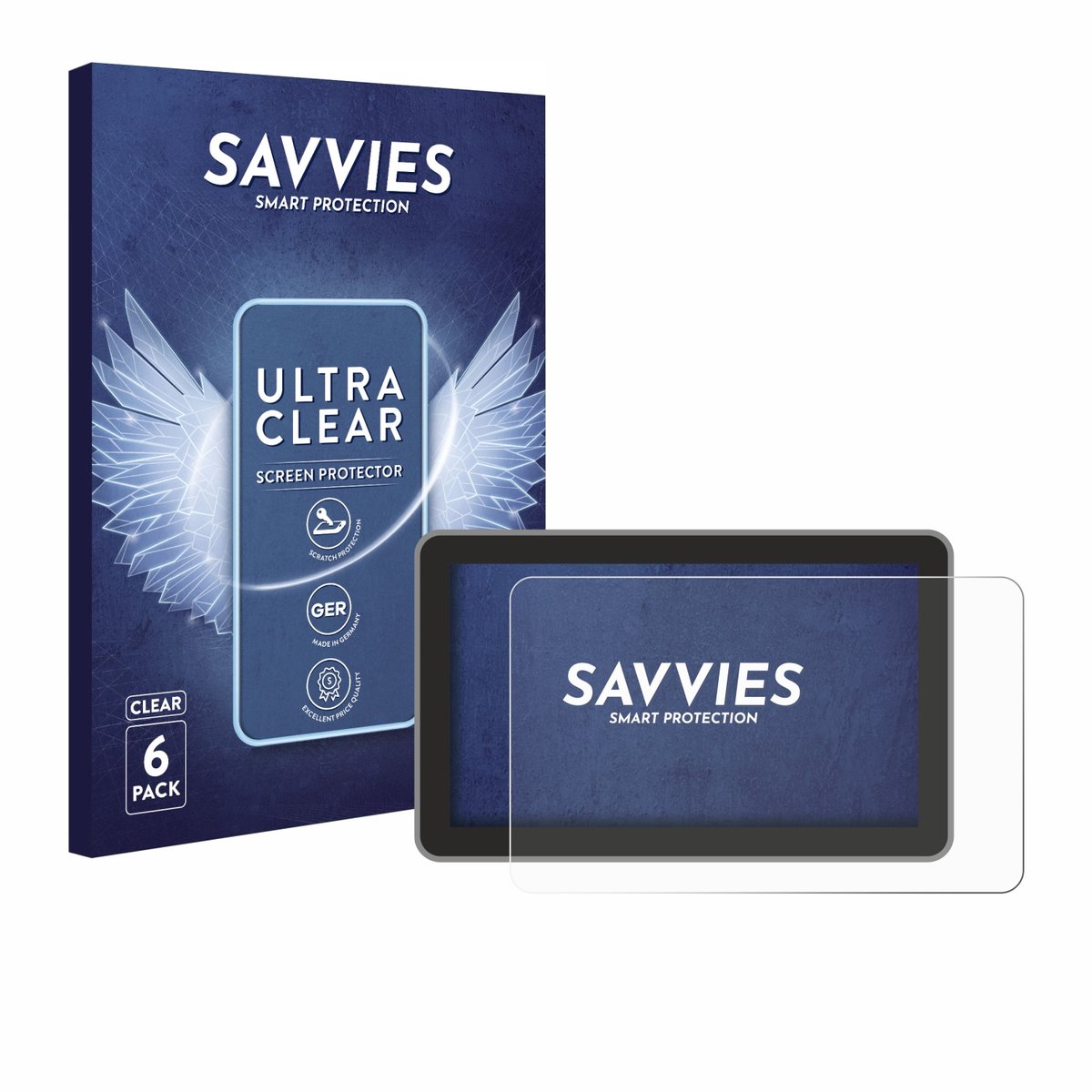 Savvies - Screenprotector voor Bambu Lab H2D - Folie Beschermfolie transparant 6 Stuks