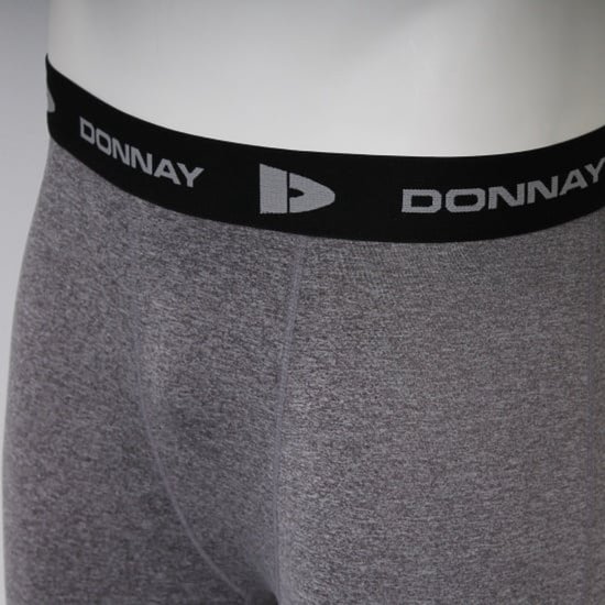 2-Pack Donnay - Compressie Legging - Thermo/Sportlegging - Heren - Black/Charcoal-marl (1076) - maat M — afbeelding 5